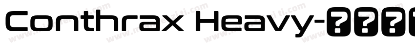 Conthrax Heavy字体转换
